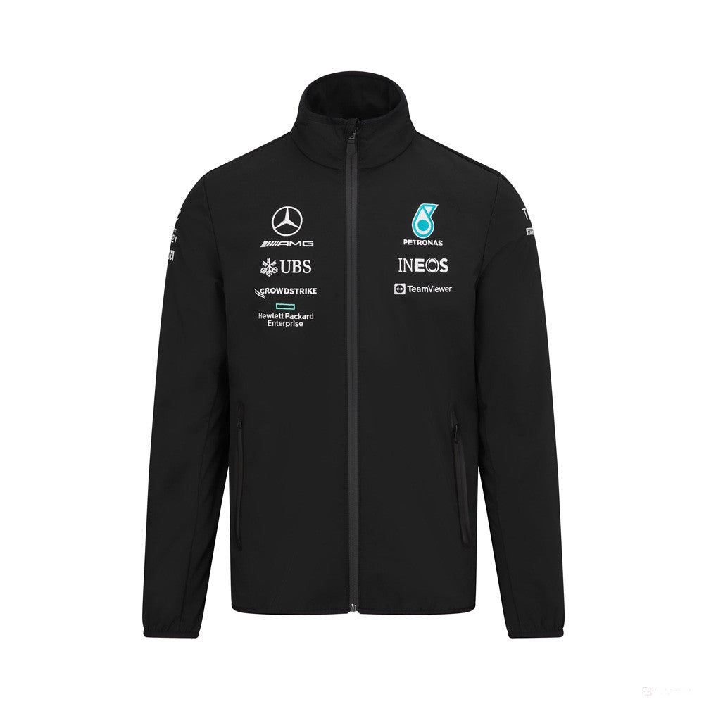 Mercedes Team Veste Softshell, Noir, 2022