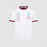 Mercedes Team T-shirt col rond Enfant, Blanc, 2022