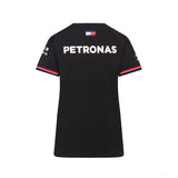 Mercedes Team T-shirt col rond Femmess, Noir, 2022