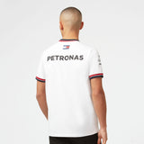 Mercedes Team T-shirt col rond, Blanc, 2022