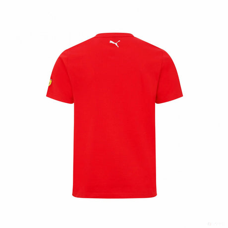 Ferrari T-shirt col rond, Carlos Sainz Driver, Rouge, 2022