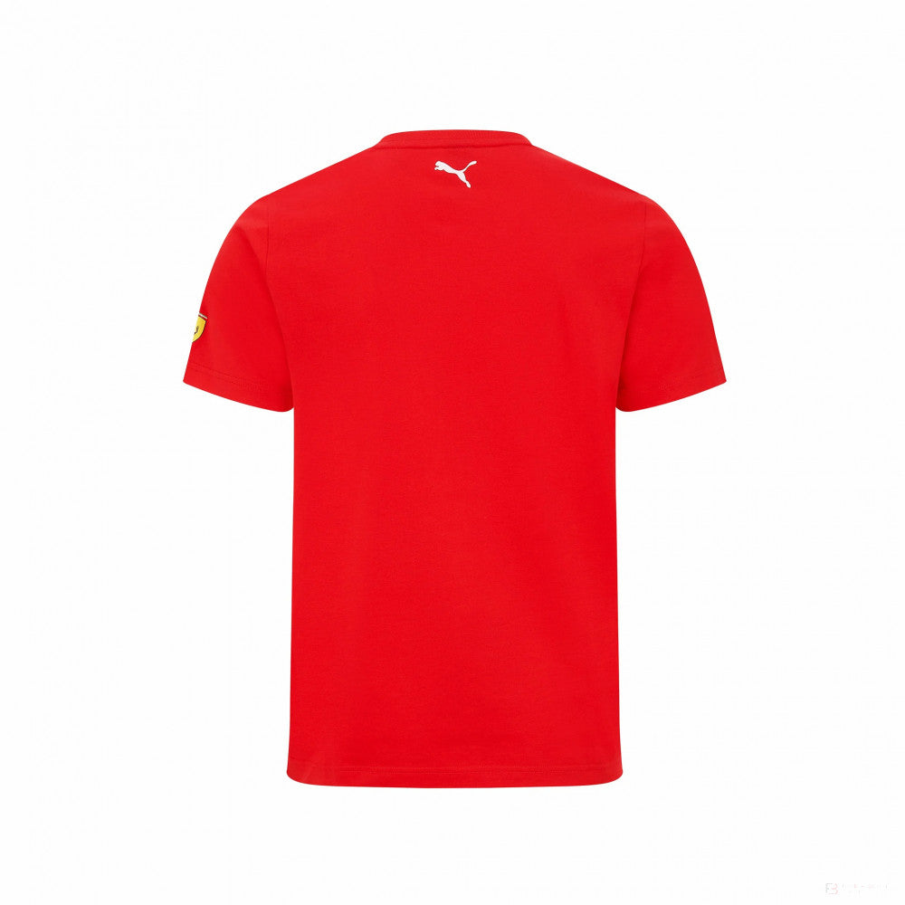 Ferrari T-shirt col rond, Carlos Sainz Driver, Rouge, 2022 - FansBRANDS®