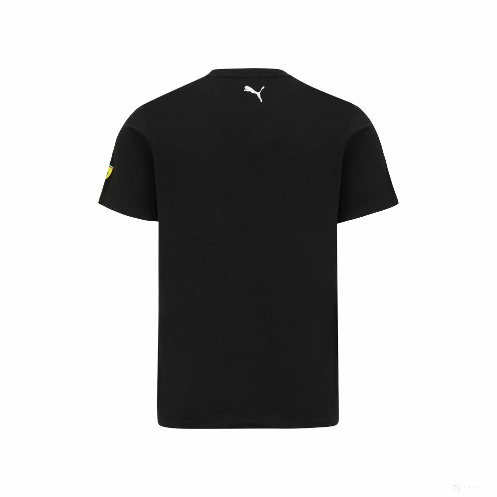Ferrari T-shirt col rond, Carlos Sainz Driver, Noir, 2022