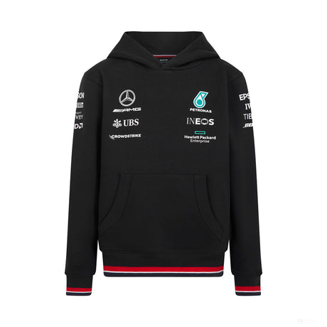 Mercedes Team Sweat Enfant, Noir, 2022 - FansBRANDS®