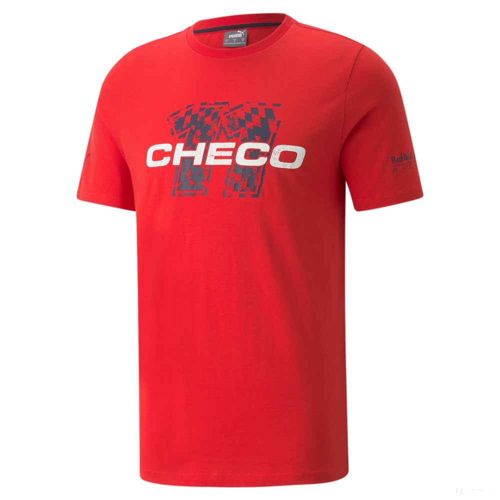 Red Bull T-shirt col rond, Sergio Perez Checo Graphic, Rouge, 2022 - FansBRANDS®