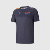 Red Bull T-shirt col rond, Max Verstappen Driver, Bleu, 2022