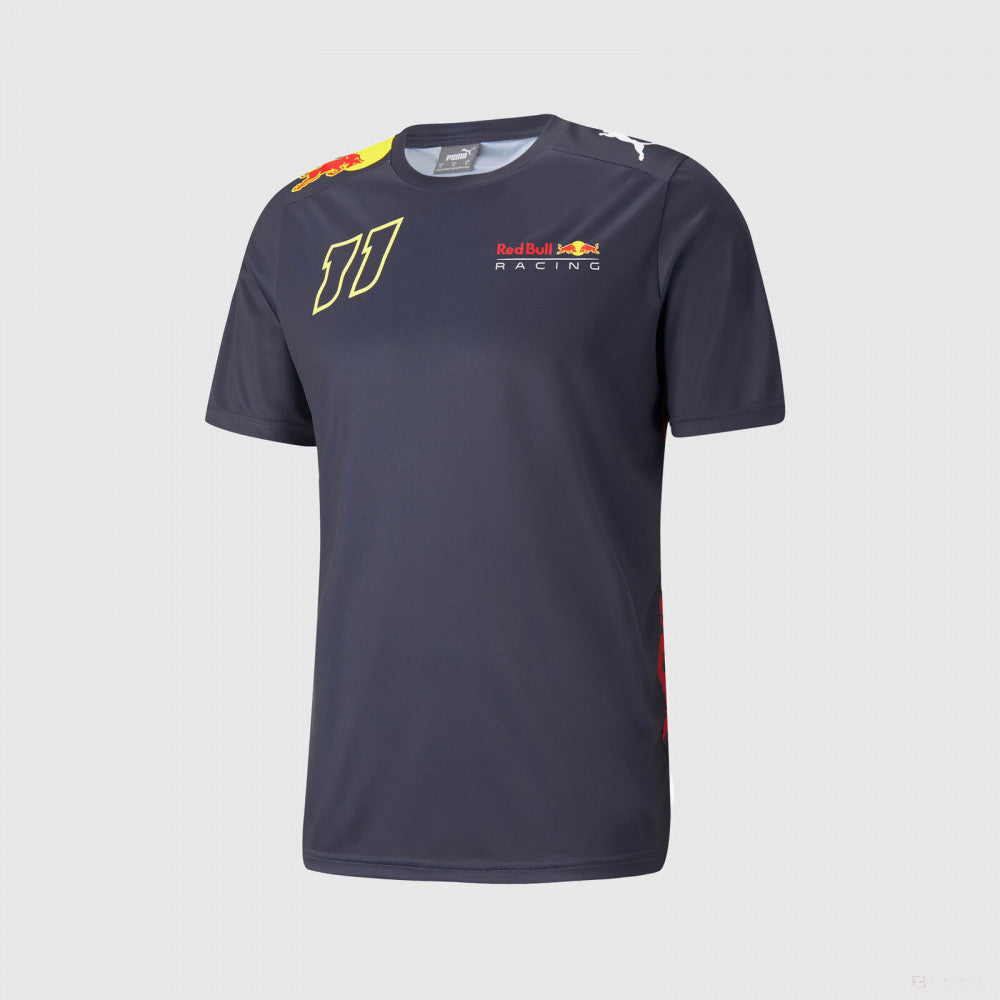Red Bull T-shirt col rond, Sergio Perez Driver CHECO, Bleu, 2022