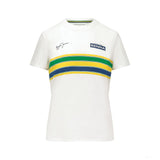 Ayrton Senna  Womens Stripe T-shirt 2022