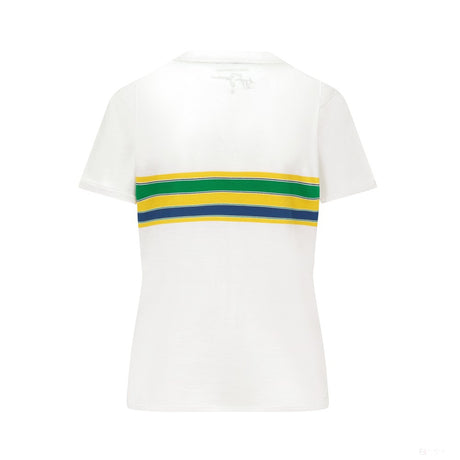 Ayrton Senna  Womens Stripe T-shirt 2022