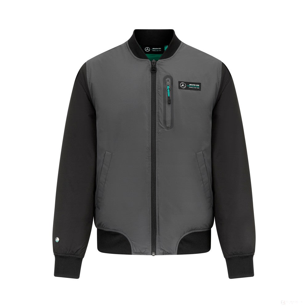 Blouson bombardier Mercedes, gris, noir - FansBRANDS®