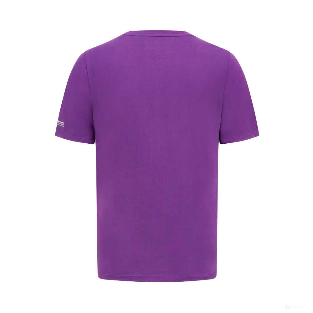 T-shirt portrait Mercedes Lewis Hamilton, violet - FansBRANDS®