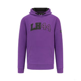 Sweat à capuche Mercedes Lewis Hamilton, violet - FansBRANDS®