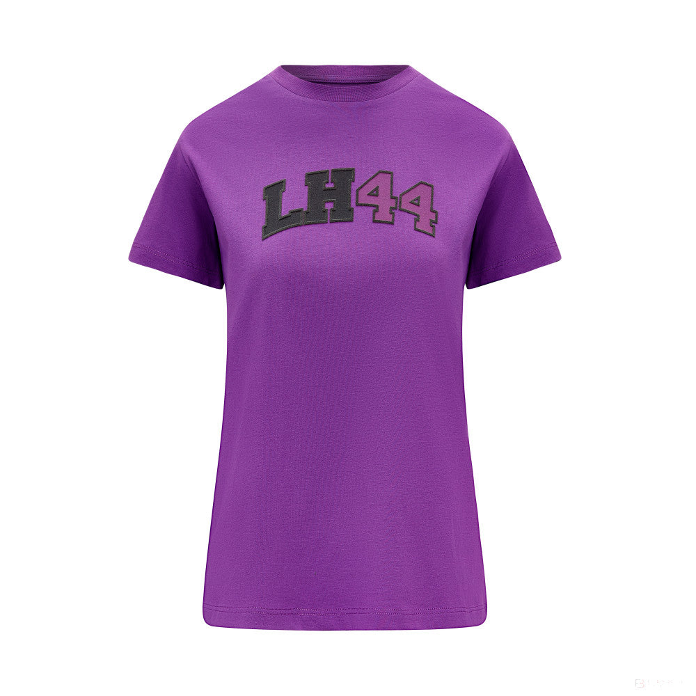 Mercedes Lewis Hamilton, T-shirt avec logo, femmes, violet - FansBRANDS®
