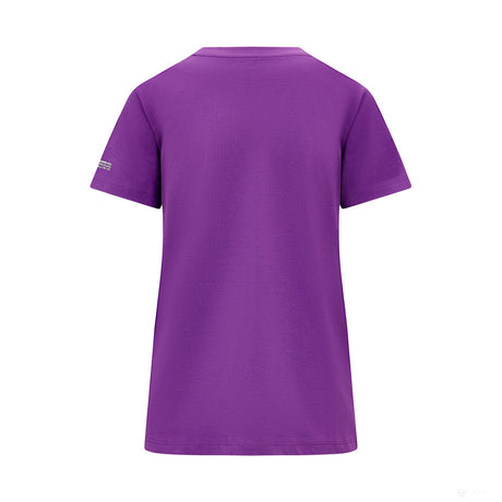 Mercedes Lewis Hamilton, T-shirt avec logo, femmes, violet