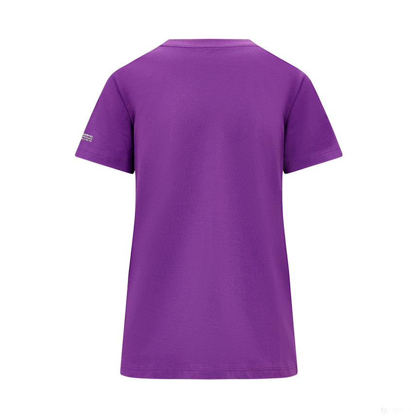 Mercedes Lewis Hamilton, T-shirt avec logo, femmes, violet - FansBRANDS®