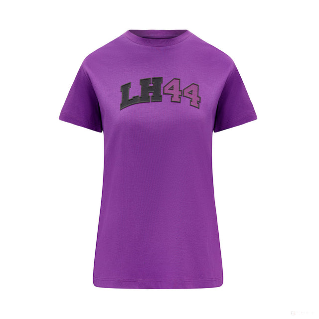 Mercedes Lewis Hamilton, T-shirt avec logo, femmes, violet - FansBRANDS®