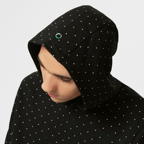Sweat à capuche à pois Mercedes, noir - FansBRANDS®