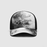 Mercedes Tie Dye Trucker cap gris