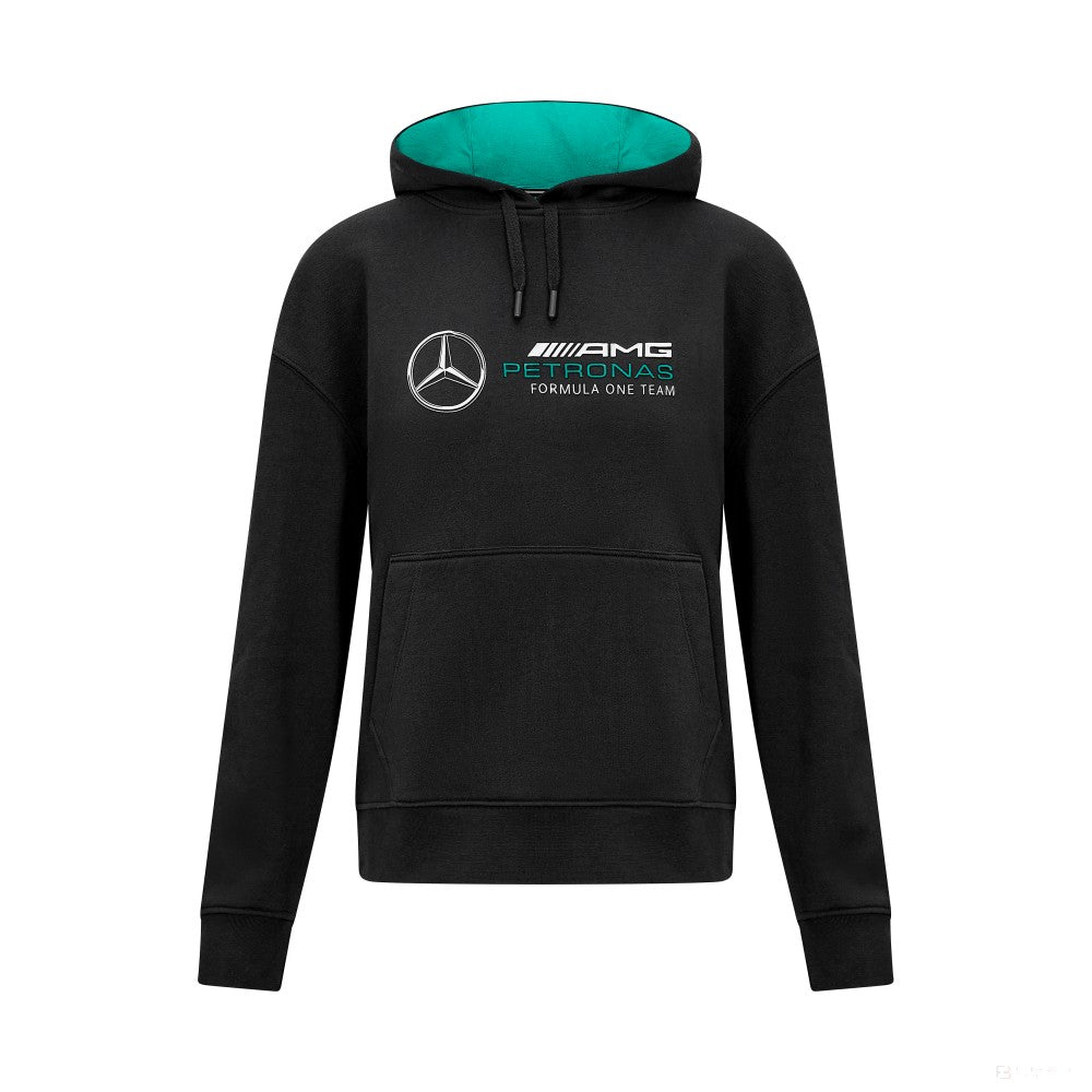 Mercedes, Sweat à capuche oversize pour femme, Noir - FansBRANDS®