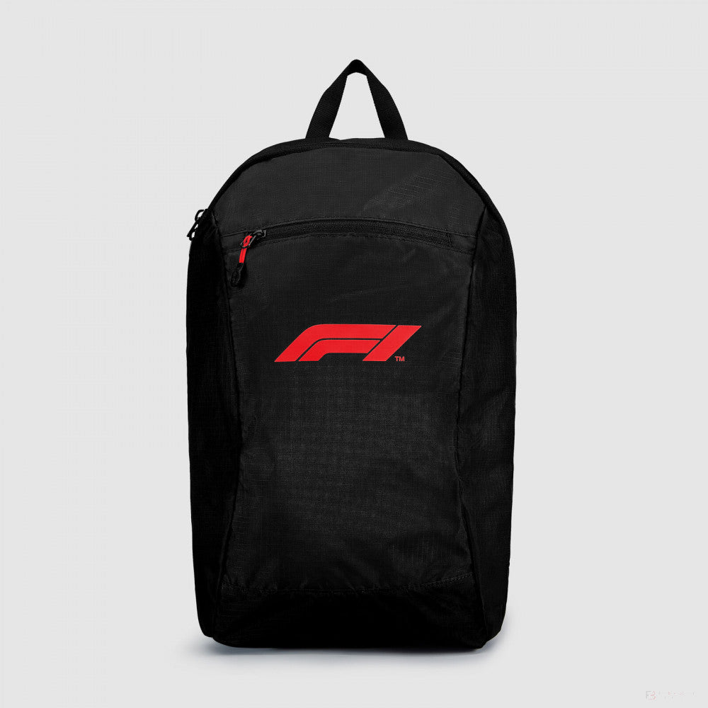 Formula 1 backpack, packable, black - FansBRANDS®