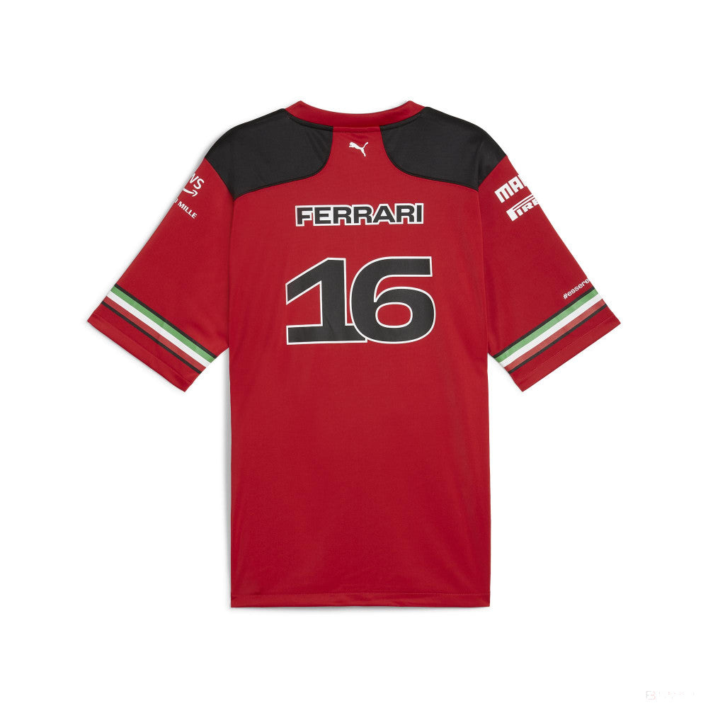 Ferrari shirt, team, football jersey, Charles Leclerc, red, 2023 - FansBRANDS®