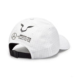 Mercedes Team Lewis Hamilton Col Driver casquette de baseball blanc, 2023