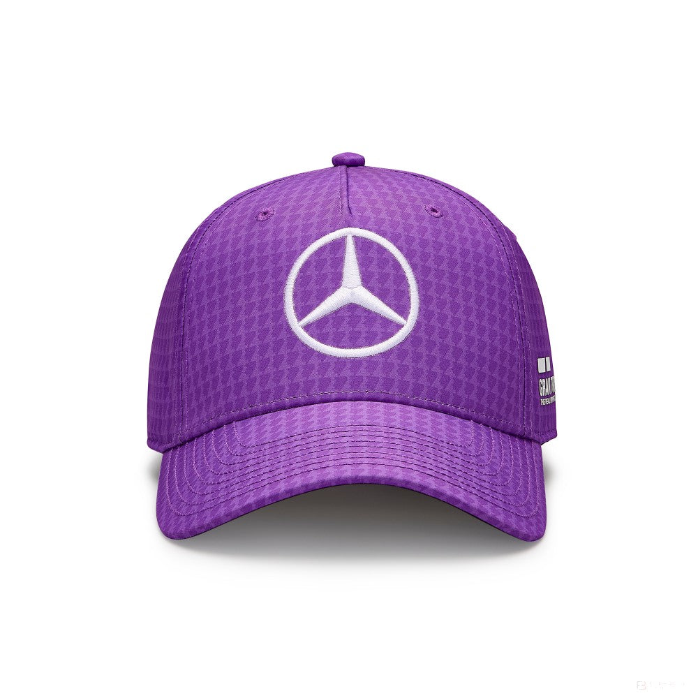 Mercedes Team Lewis Hamilton Col Driver casquette de baseball violet, 2023