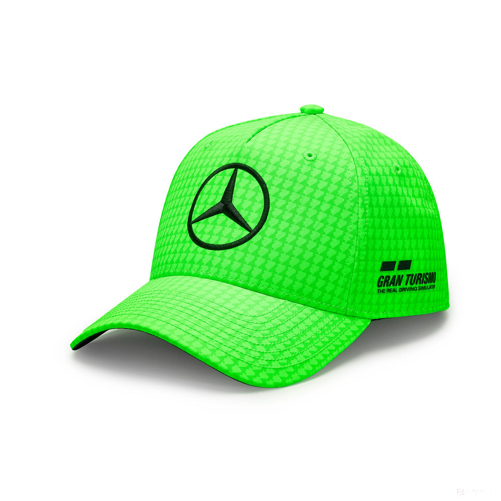 Mercedes Team Lewis Hamilton Col Driver casquette de baseball Néon vert, 2023 - FansBRANDS®