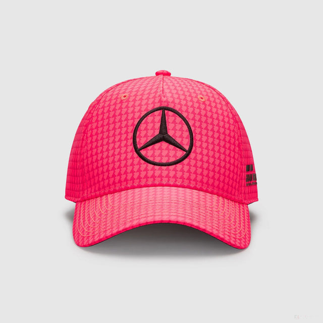 Mercedes Team Lewis Hamilton Col Driver casquette de baseball Néon rose, 2023 - FansBRANDS®