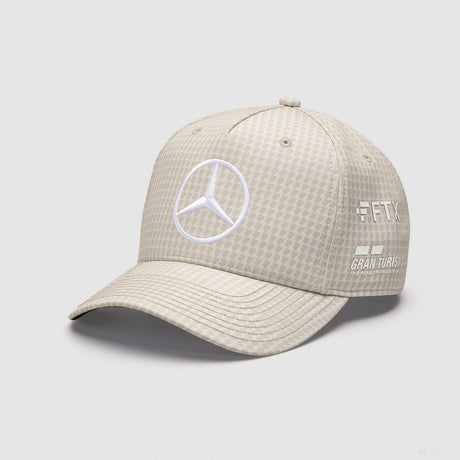 Mercedes Team Lewis Hamilton Col Driver casquette baseball naturel, 2023