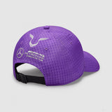 Mercedes Team Kids Lewis Hamilton Col Driver casquette de baseball violet, 2023
