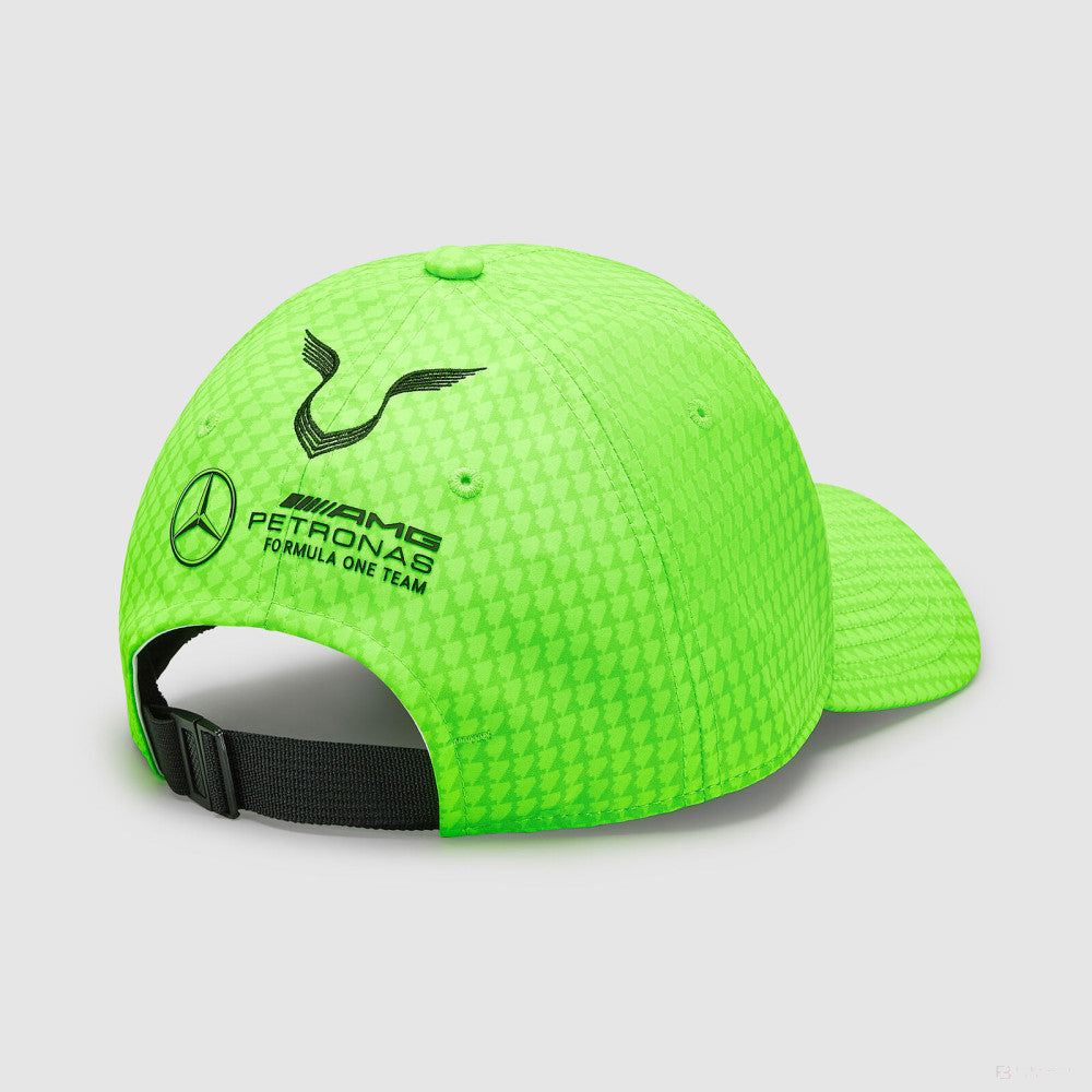 Mercedes Team Kids Lewis Hamilton Col Driver baseball cap Neon green, 2023 - FansBRANDS®