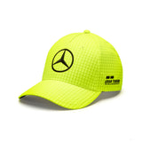 Mercedes Team Kids Lewis Hamilton Col Driver casquette de baseball Neon jaune, 2023 - FansBRANDS®