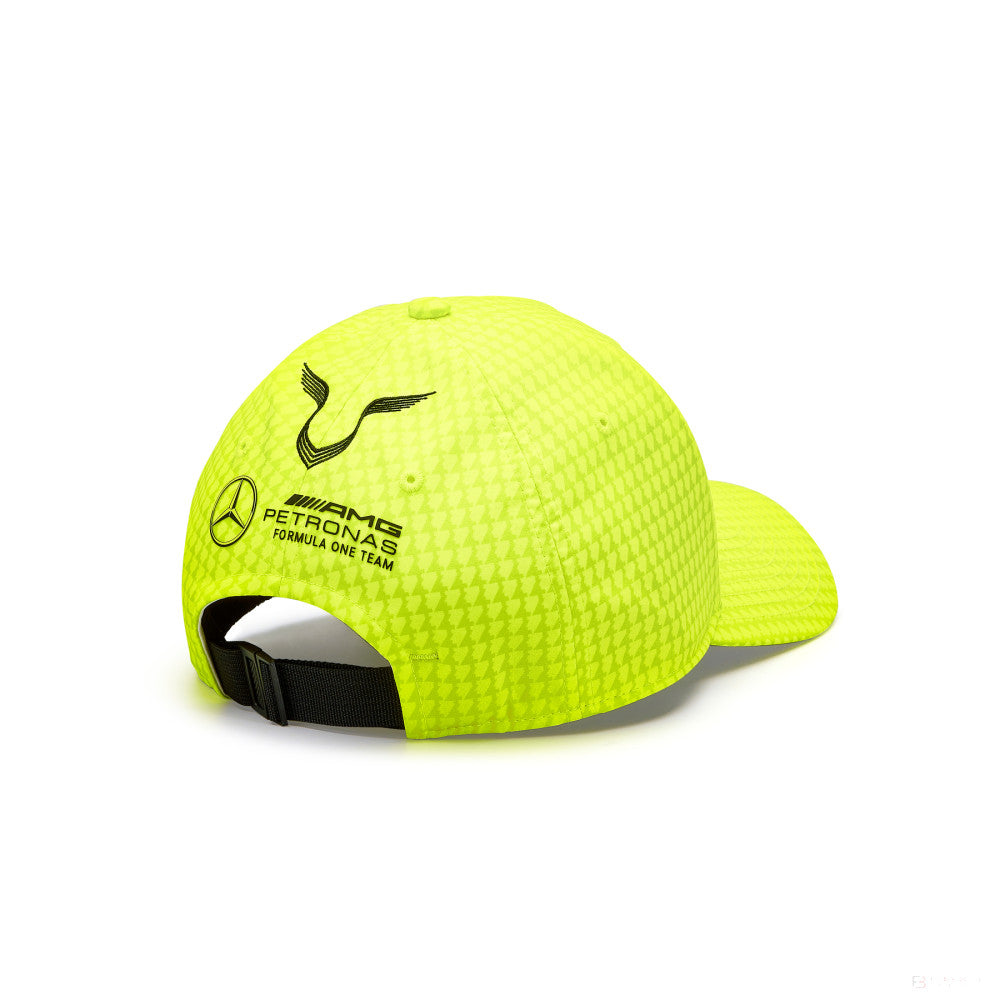 Mercedes Team Kids Lewis Hamilton Col Driver casquette de baseball Neon jaune, 2023 - FansBRANDS®