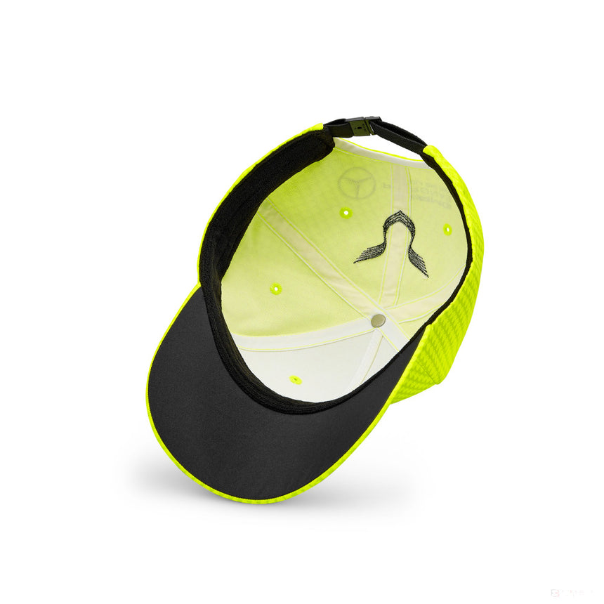 Mercedes Team Kids Lewis Hamilton Col Driver casquette de baseball Neon jaune, 2023 - FansBRANDS®