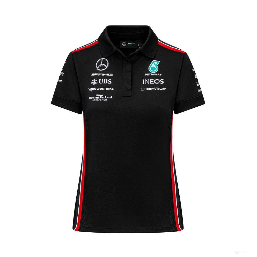 Équipe Mercedes, T-shirt pour femmes, noir, 2023 - FansBRANDS®