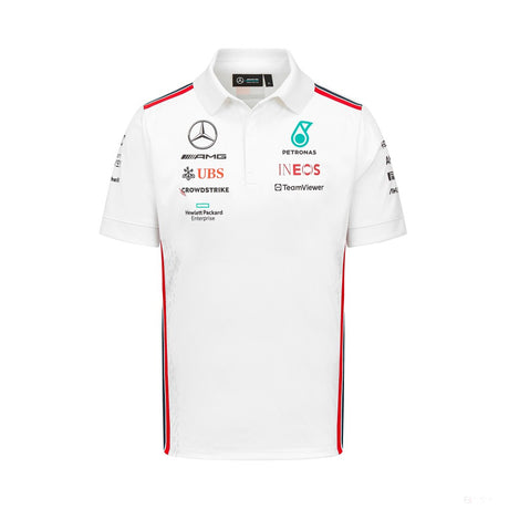 Équipe Mercedes, T-shirt pour hommes, blanc, 2023 - FansBRANDS®