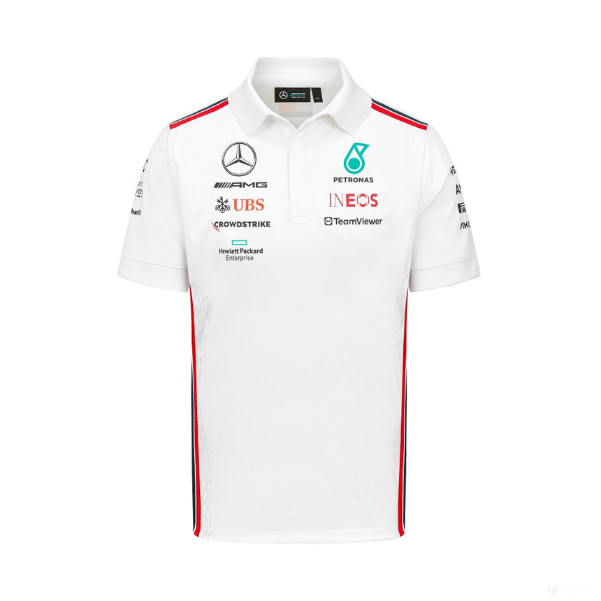 Équipe Mercedes, T-shirt pour hommes, blanc, 2023 - FansBRANDS®