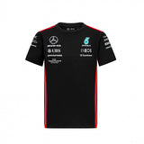 Équipe Mercedes, T-shirt de pilote, noir pour enfants, 2023 - FansBRANDS®