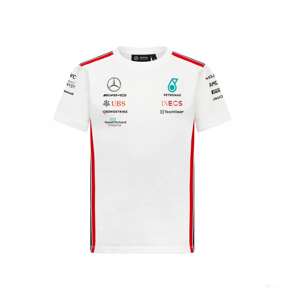 T-shirt Mercedes Team Driver, Enfants, Blanc, 2023 - FansBRANDS®