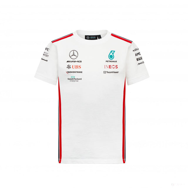 T-shirt Mercedes Team Driver, Enfants, Blanc, 2023 - FansBRANDS®