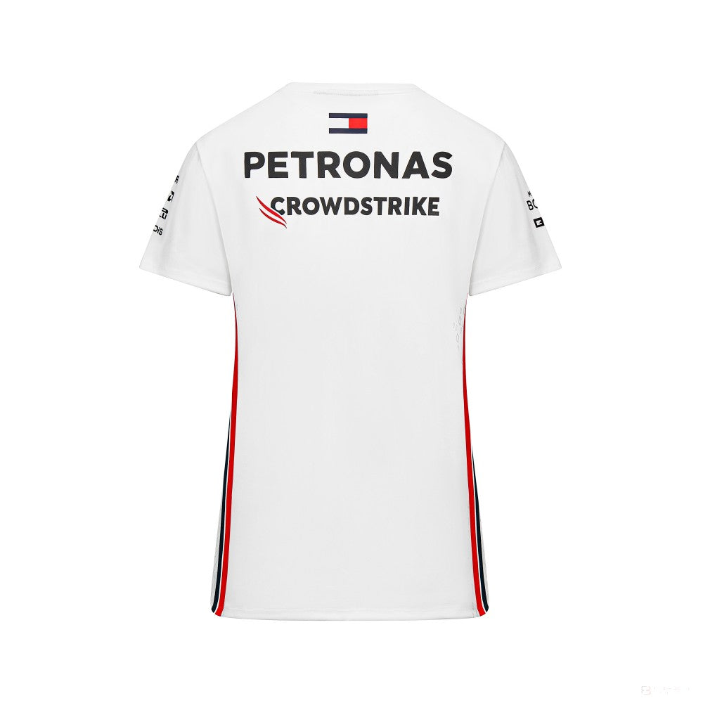 Équipe Mercedes, T-shirt pilote pour femmes, blanc, 2023 - FansBRANDS®