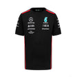 Équipe Mercedes, T-shirt pilote pour hommes, noir, 2023 - FansBRANDS®