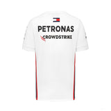 Équipe Mercedes, T-shirt pilote pour hommes, blanc, 2023 - FansBRANDS®