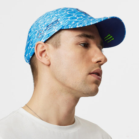 Équipe Mercedes, casquette SE George Russell, No Diving, bleu, 2023 - FansBRANDS®