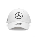 Équipe Mercedes, casquette de pilote George Russell blanche, 2023 - FansBRANDS®