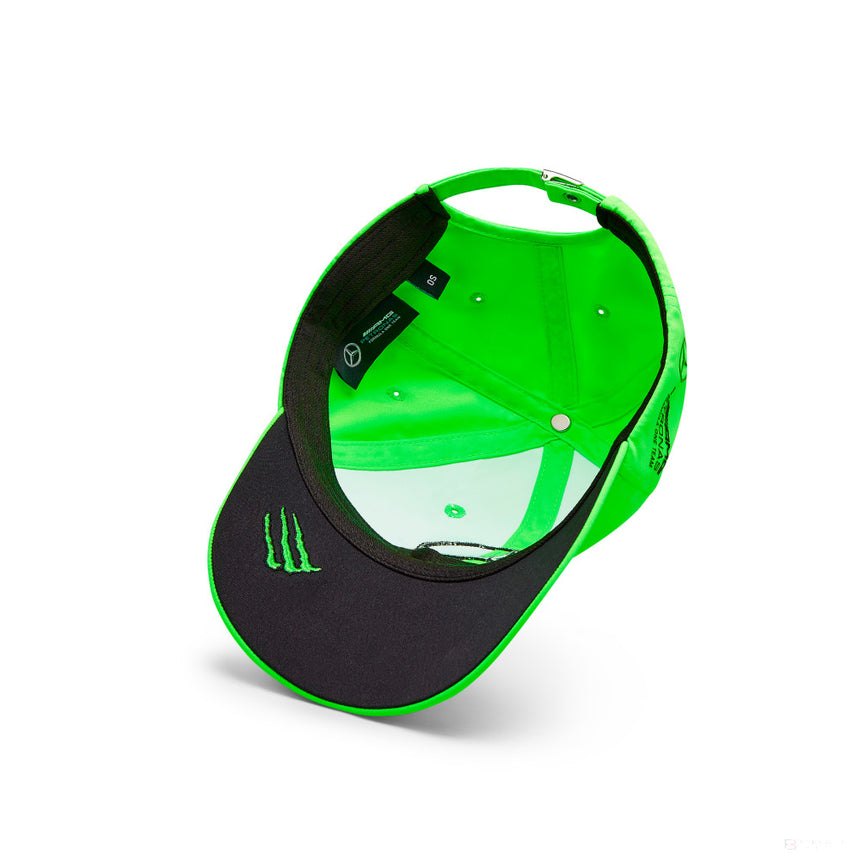 Équipe Mercedes, casquette de pilote George Russell vert fluo, 2023 - FansBRANDS®