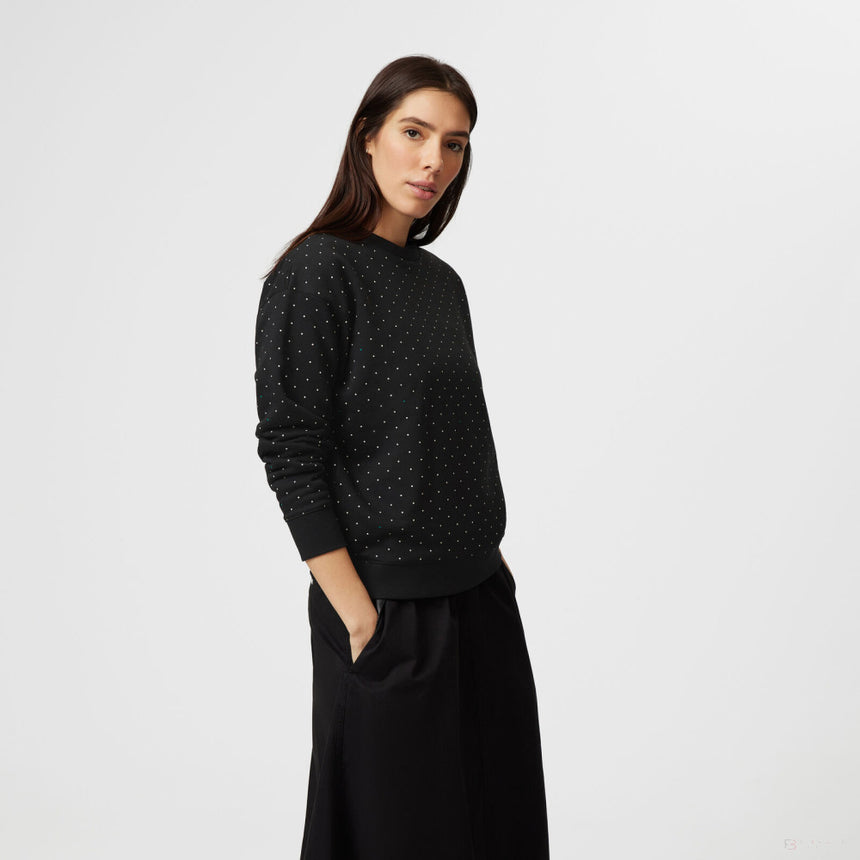 Pull à pois pour femme Mercedes, noir - FansBRANDS®