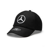 Équipe Mercedes, casquette de baseball pour enfants George Russell, noir, 2023