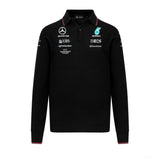 Équipe Mercedes, T-shirt à manches longues en tricot, noir, 2023 - FansBRANDS®